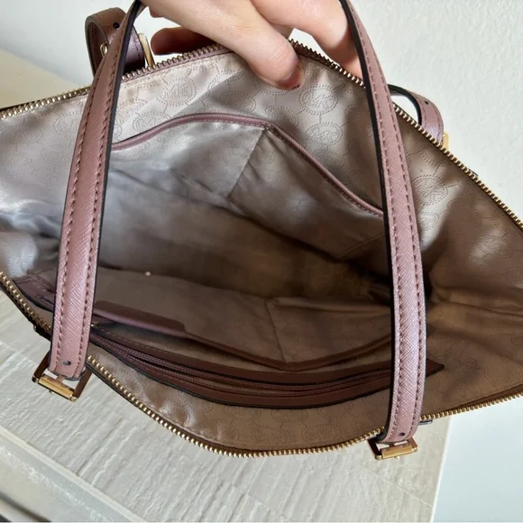 Michael Kors Chocolate Brown Tote - Picture 4 of 4